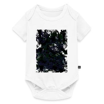 Neon Fog Swirl Pattern - Baby Premium short-sleeve bodysuit - white - Front