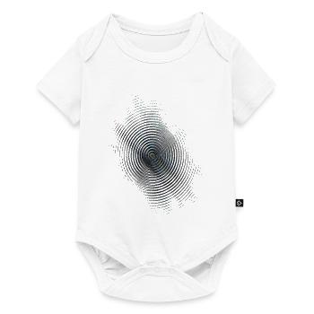 Color Fingerprint Circles - Baby Premium short-sleeve bodysuit - white - Front