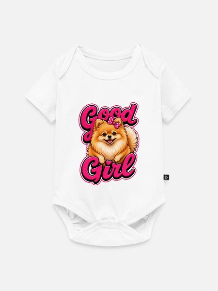 Pommern - Baby Premium Kurzarmbody - Weiß
