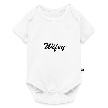 WIFEY - Body à manches courtes Premium Bébé - blanc - Devant