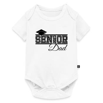 Senior 2023 Papa Fier Papa de Diplômé - Body à manches courtes Premium Bébé - blanc - Devant