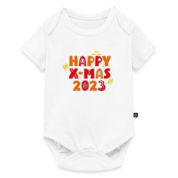 Nautical Happy Christmas 2023 - Baby Premium short-sleeve bodysuit - white - Front