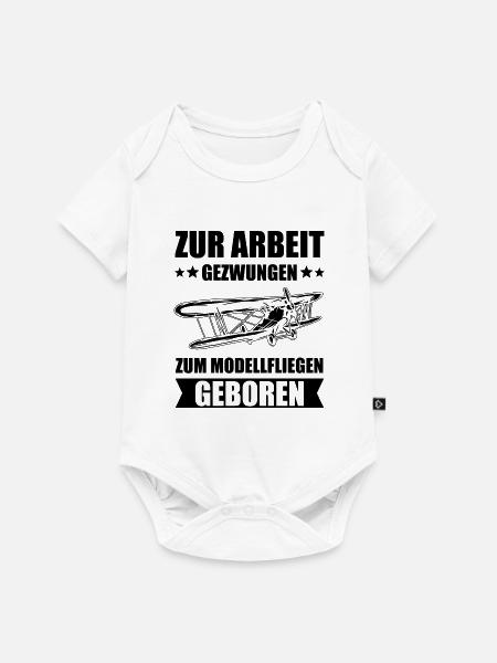 Modellflug Modellbau Modellbauer Lustig Geschenk - Baby Premium Kurzarmbody - Weiß