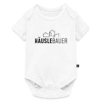Häuslebauer - Baby Premium Kurzarmbody - Weiß - Vorne