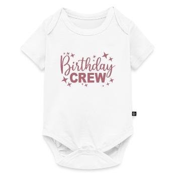 Birthday Crew Matching Group Birthday Party Outfit - Baby Premium short-sleeve bodysuit - white - Front