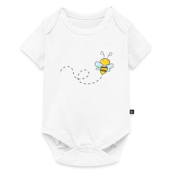 bee - Baby Premium short-sleeve bodysuit - white - Front