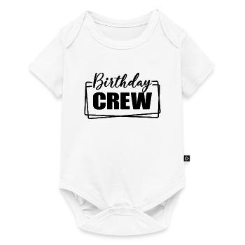 Birthday Crew Matching Group Birthday Party Outfit - Baby Premium short-sleeve bodysuit - white - Front