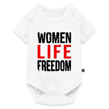 Women life freedom - Baby Premium Kurzarmbody - Weiß - Vorne