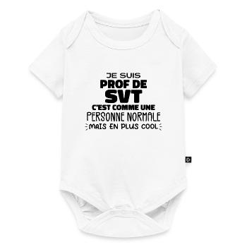 Prof de SVT super cool - Body à manches courtes Premium Bébé - blanc - Devant