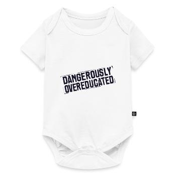 Dangerously over-educated - Baby Premium short-sleeve bodysuit - white - Front