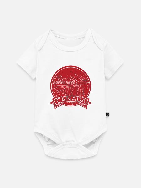 Niagarafälle Kanada - Baby Premium Kurzarmbody - Weiß