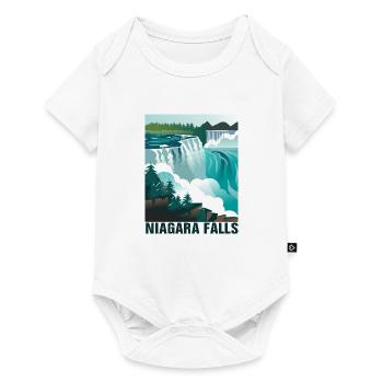 niagara falls - Baby Premium short-sleeve bodysuit - white - Front