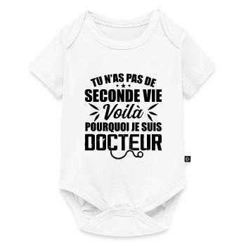 That's Why I'm a Doctor - Doctor Gift - Baby Premium short-sleeve bodysuit - white - Front