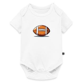 Football américain Peau de porc USA Sports - Body à manches courtes Premium Bébé - blanc - Devant
