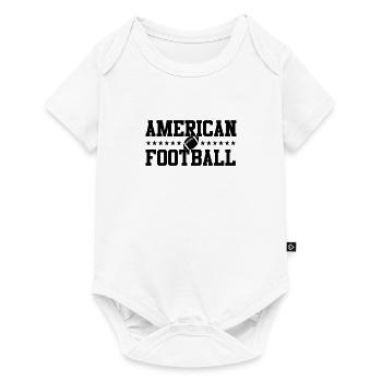 Lettrage de football américain USA Sport - Body à manches courtes Premium Bébé - blanc - Devant