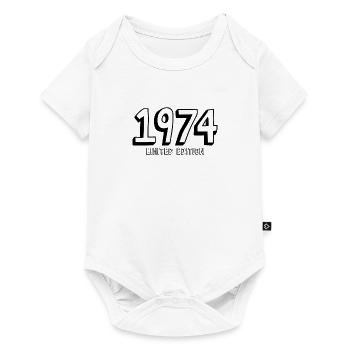 50e anniversaire 1974 édition limitée cadeau - Body à manches courtes Premium Bébé - blanc - Devant