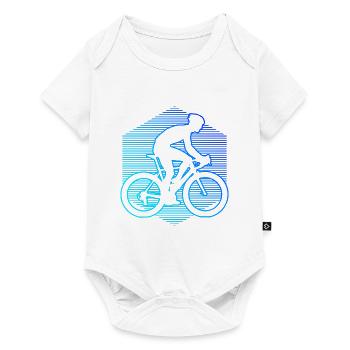 Vélo de route femme homme Cyclisme sur route Cyclisme sur route - Body à manches courtes Premium Bébé - blanc - Devant