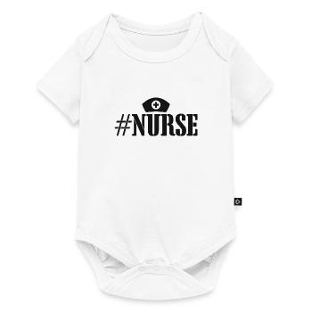 Nurse Nurse Saying Statement Profession - Baby Premium short-sleeve bodysuit - white - Front