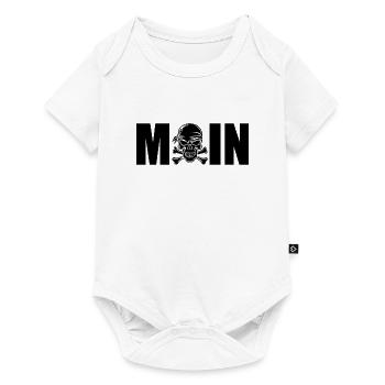 MOIN TOTENKOPF Welcome Northern Germany - Baby Premium short-sleeve bodysuit - white - Front