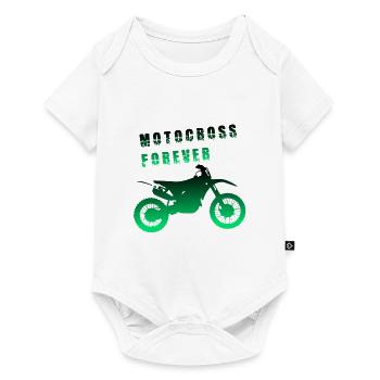 Motocross Forever / Motocross forever - Baby Premium short-sleeve bodysuit - white - Front