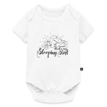 Ma chemise de couchage Cadeau de dragon mignon - Body à manches courtes Premium Bébé - blanc - Devant