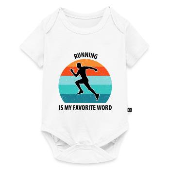 Floorball, Floorball, Field Hockey, Indoor Hockey - Baby Premium short-sleeve bodysuit - white - Front