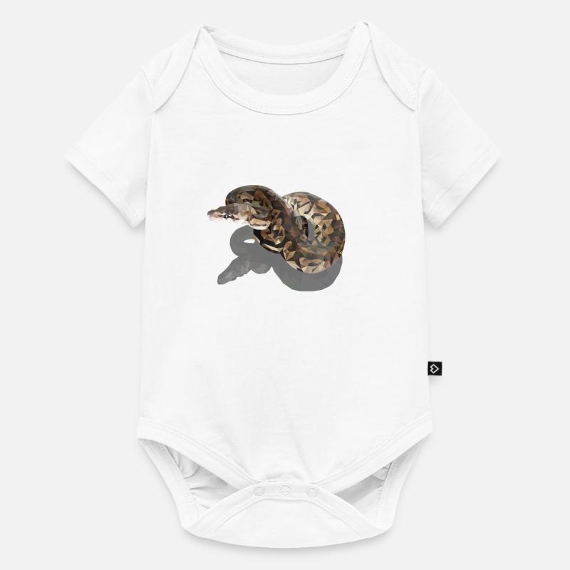 Poly Schlange - Baby Premium Kurzarmbody - Weiß