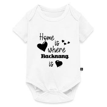 Zuhause in Backnang - Home is where Backnang is - Baby Premium Kurzarmbody - Weiß - Vorne