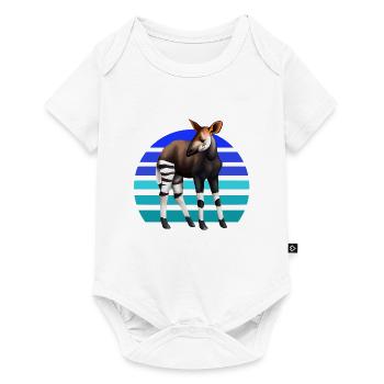 Süßes Okapi - Baby Premium Kurzarmbody - Weiß - Vorne