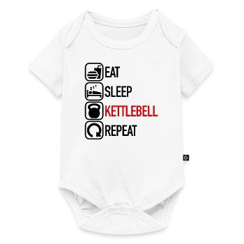 Kettlebell Sports - Baby Premium short-sleeve bodysuit - white - Front