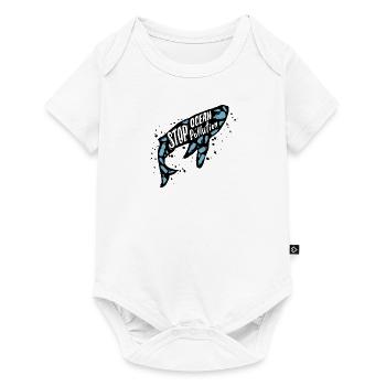 Stop Ocean Pollution! - Baby Premium short-sleeve bodysuit - white - Front