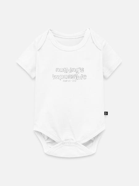 Christliches Design - Nichts ist unmöglich, Matthew - Baby Premium Kurzarmbody - Weiß