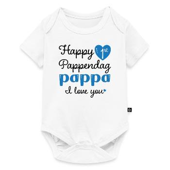 Happy 1st Pappendag Pappa - Baby Premium short-sleeve bodysuit - white - Front