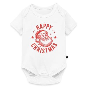 Joyeux Noël Père Noël - Body à manches courtes Premium Bébé - blanc - Devant