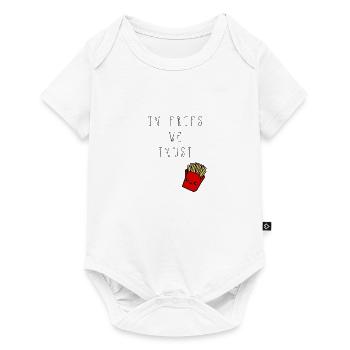 IN FRIES WE TRUST Pomme's Fashion Style Fashion - Baby Premium short-sleeve bodysuit - white - Front