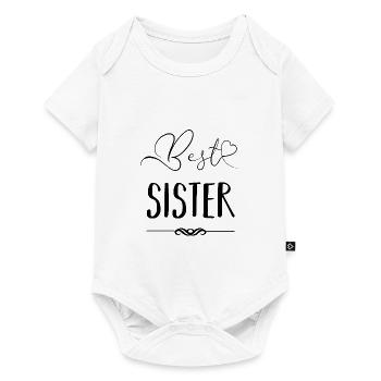 Best Sister - Baby Premium short-sleeve bodysuit - white - Front