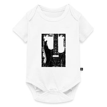 guitar - Baby Premium short-sleeve bodysuit - white - Front