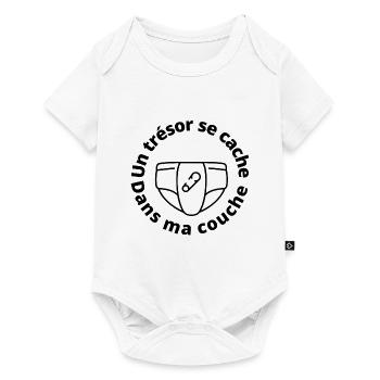 Cadeau naissance - Body à manches courtes Premium Bébé - blanc - Devant