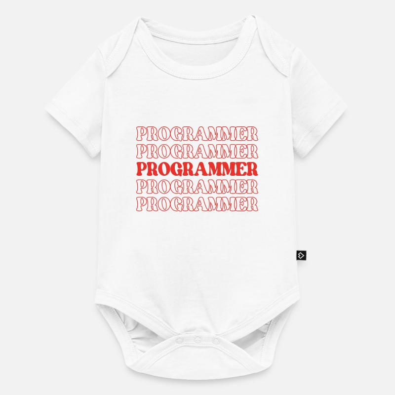 Programmierer, Programmierer, Entwickler, Programmierer, Software-Ingenieur - Baby Premium Kurzarmbody - Weiß