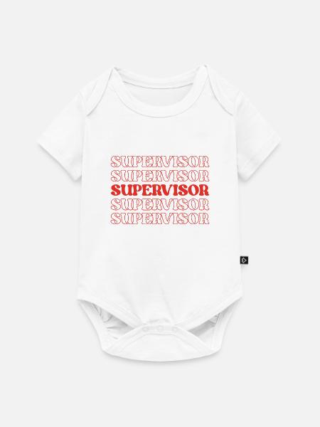 Vorgesetzter, Manager, Hauptleiter, Aufseher - Baby Premium Kurzarmbody - Weiß