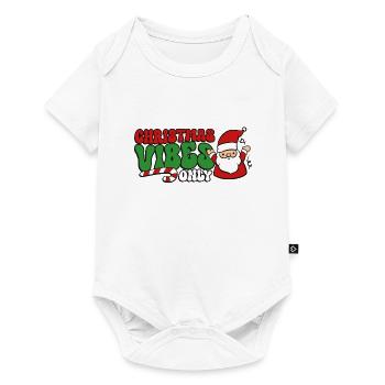 Weihnachten Weihnachtsstimmung Weihnachtsmann - Baby Premium Kurzarmbody - Weiß - Vorne