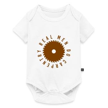 Men's Carpentry - Baby Premium short-sleeve bodysuit - white - Front