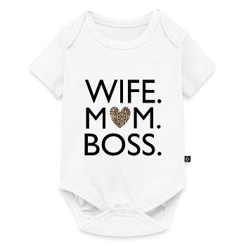 FEMME MAMAN - Body à manches courtes Premium Bébé - blanc - Devant
