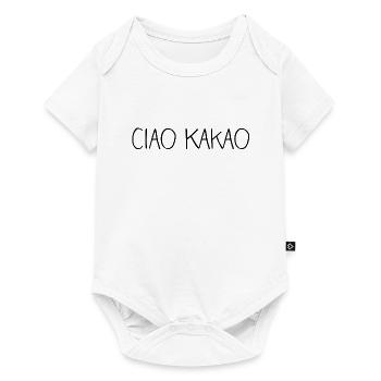 ciao kakao - Baby Premium Kurzarmbody - Weiß - Vorne