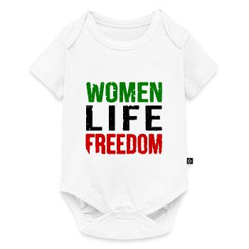 Women life freedom - Baby Premium short-sleeve bodysuit - white - Front