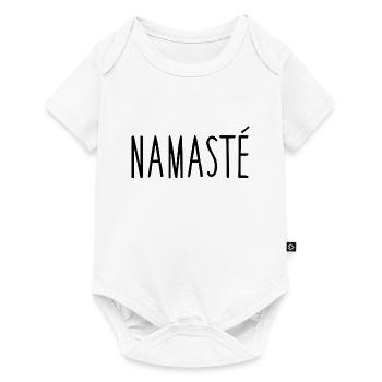 Cool Yoga Dire Cadeau Yogi - Body à manches courtes Premium Bébé - blanc - Devant