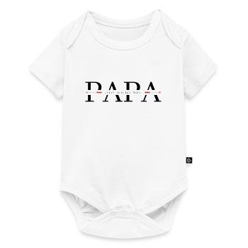 Joyeuse fête des pères - Body à manches courtes Premium Bébé - blanc - Devant
