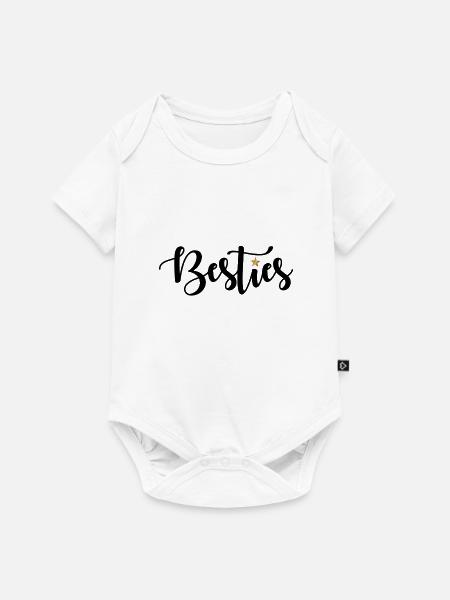 Besties - Baby Premium Kurzarmbody - Weiß