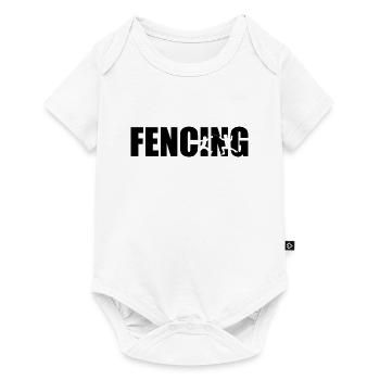 F - Baby Premium Kurzarmbody - Weiß - Vorne
