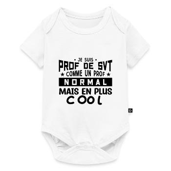 Prof de SVT super cool - Body à manches courtes Premium Bébé - blanc - Devant